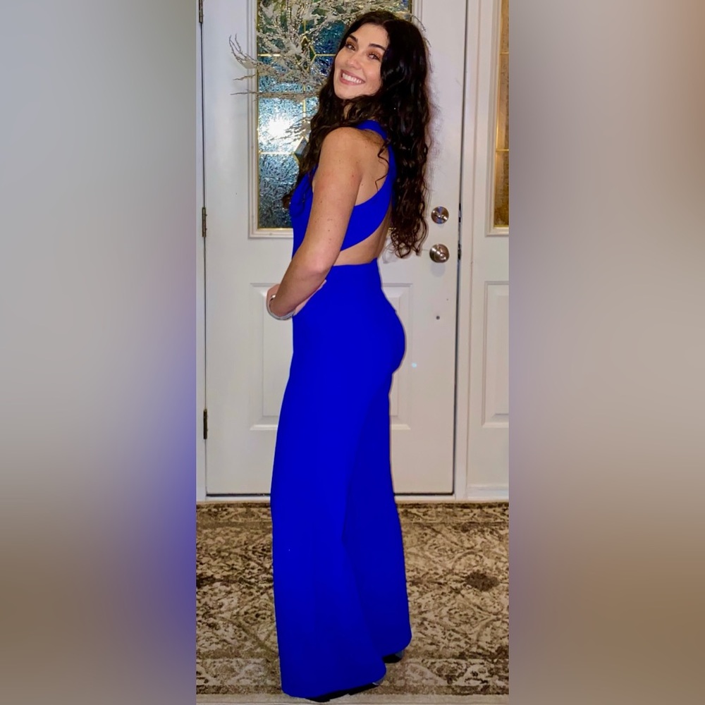 Express Royal Blue Jumpsuit XS